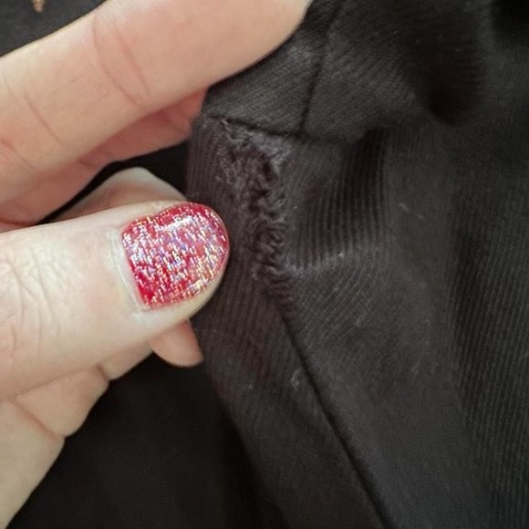 ZARA Basic Collection Black Floral Embroidered Flared Sleeve Boho Ladies Dress,L - Picture 8 of 8